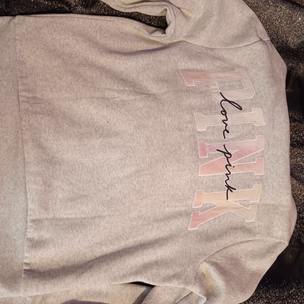 NWOT PINK Zip Up Sweater s:XL PINK Joggers s:XS